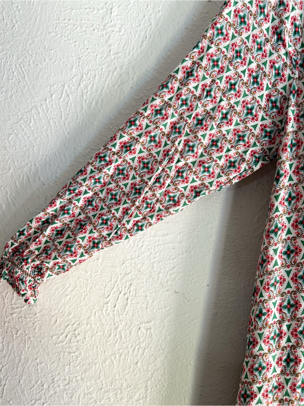 Boden Easy Henley Dress Mixed Print Belted Maxi Midi Dress Sz 6 Prairie Boho - Picture 6 of 10
